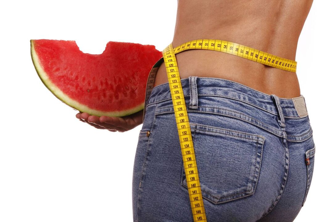 Hujšanje na dieti z lubenico
